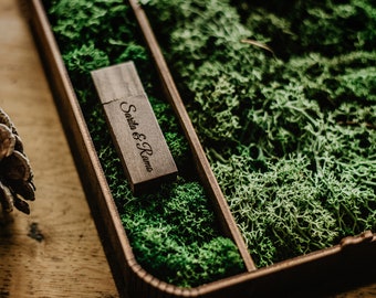 Add-on -> Natural green moss filling for all types of photo boxes