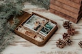 4x6 Wedding photo box and USB flash drive 3.0 | Wooden photo box for 15x10 cm prints and wedding USB drive