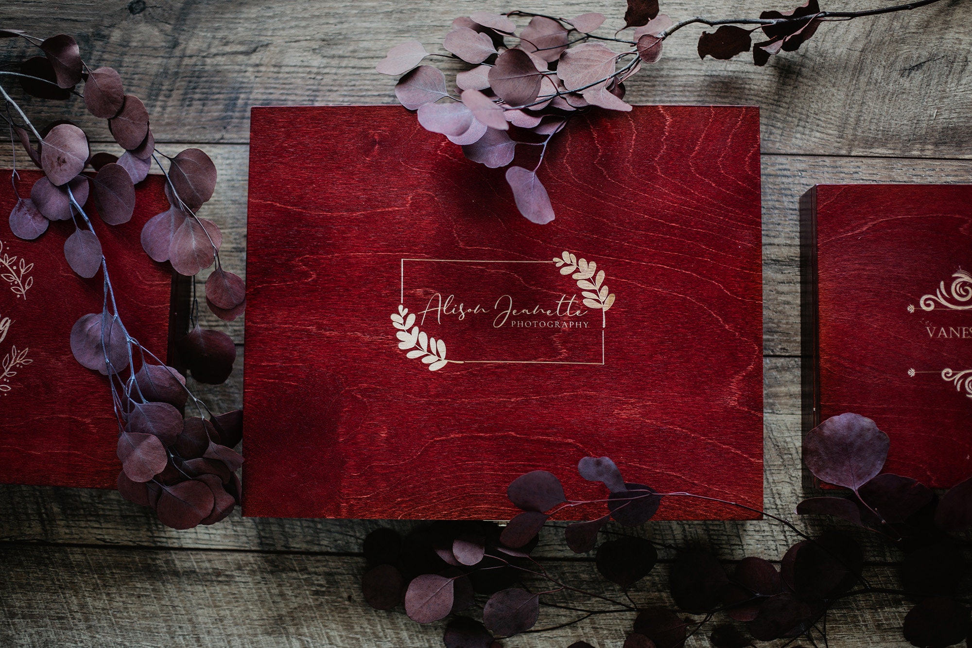 8x10 Wedding Album Box Mahogany 25x20 Cm Photo Album Box Etsy