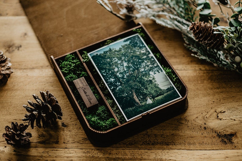 10 Wedding Photo Box and Wooden USB Flash Drive Yoga 4x6 - Etsy
