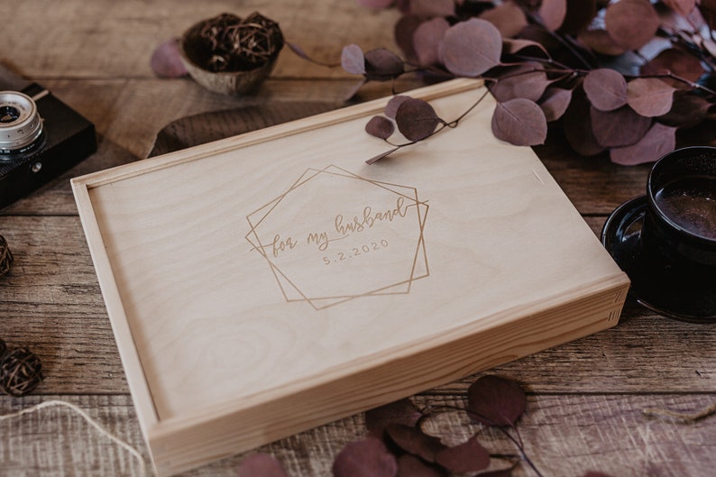 8x10 Natural Wedding album box 8x10 photo box for photos