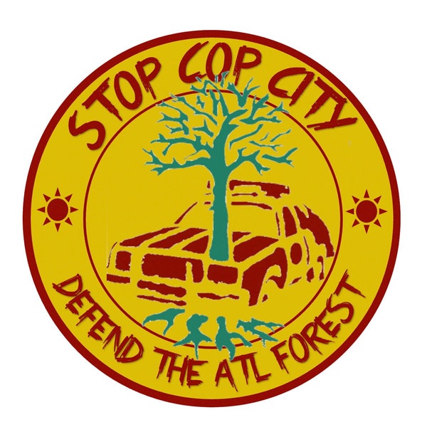 Stop COP City - Save Weelaunee Forest 4" weatherproof sticker