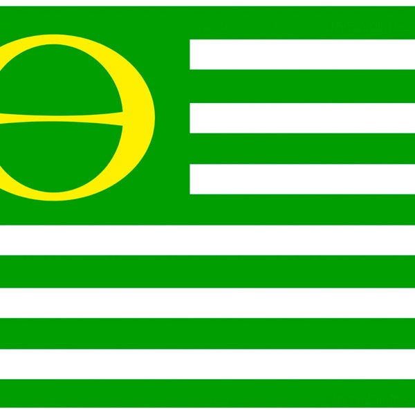 Ecology Flag 3"x4.5" Weatherproof Sticker