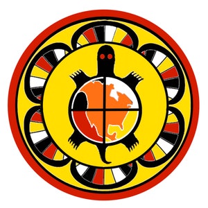 4&quot; Turtle Island weatherproof sticker