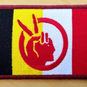 A.I.M.   2.5&quot; x 4&quot; Embroidered Iron or Sew on Patch