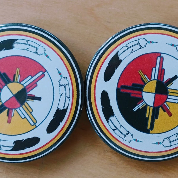 2-PACK: Medicine Wheel  2.25"Pinback Button