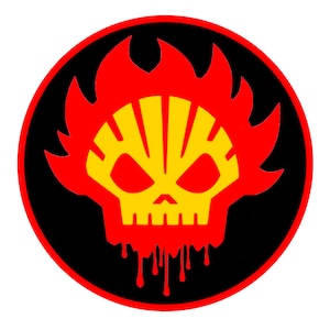 Shell &quot;Hell&quot; - Evil Shell Oil 4&quot; Weatherproof Sticker