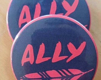2-pack of 2.25" ALLY Pin-back Buttons