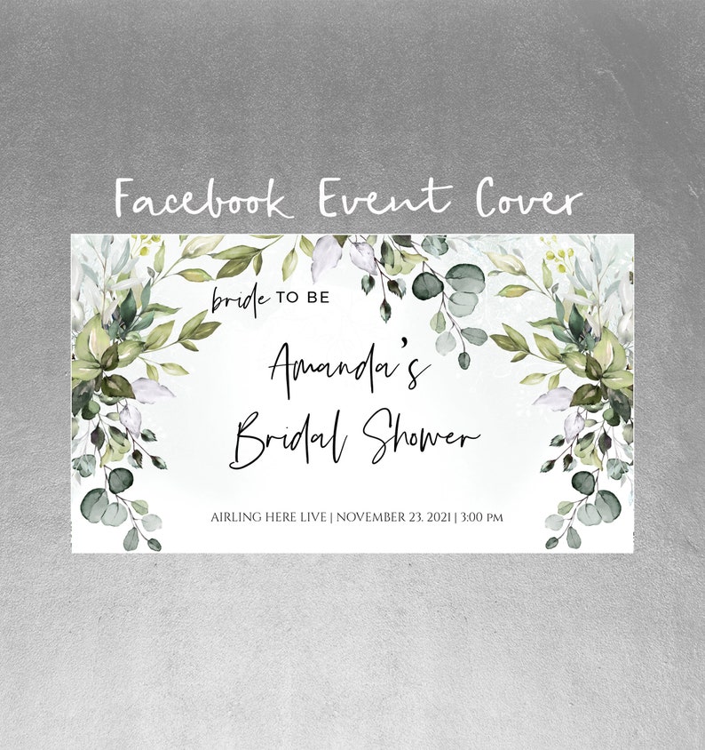 Zoom Background Virtual Bridal Shower Baby Shower Any Event Etsy