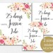 Days Until She Says I Do Sign Bridal Shower Sign Bridal Sign ...