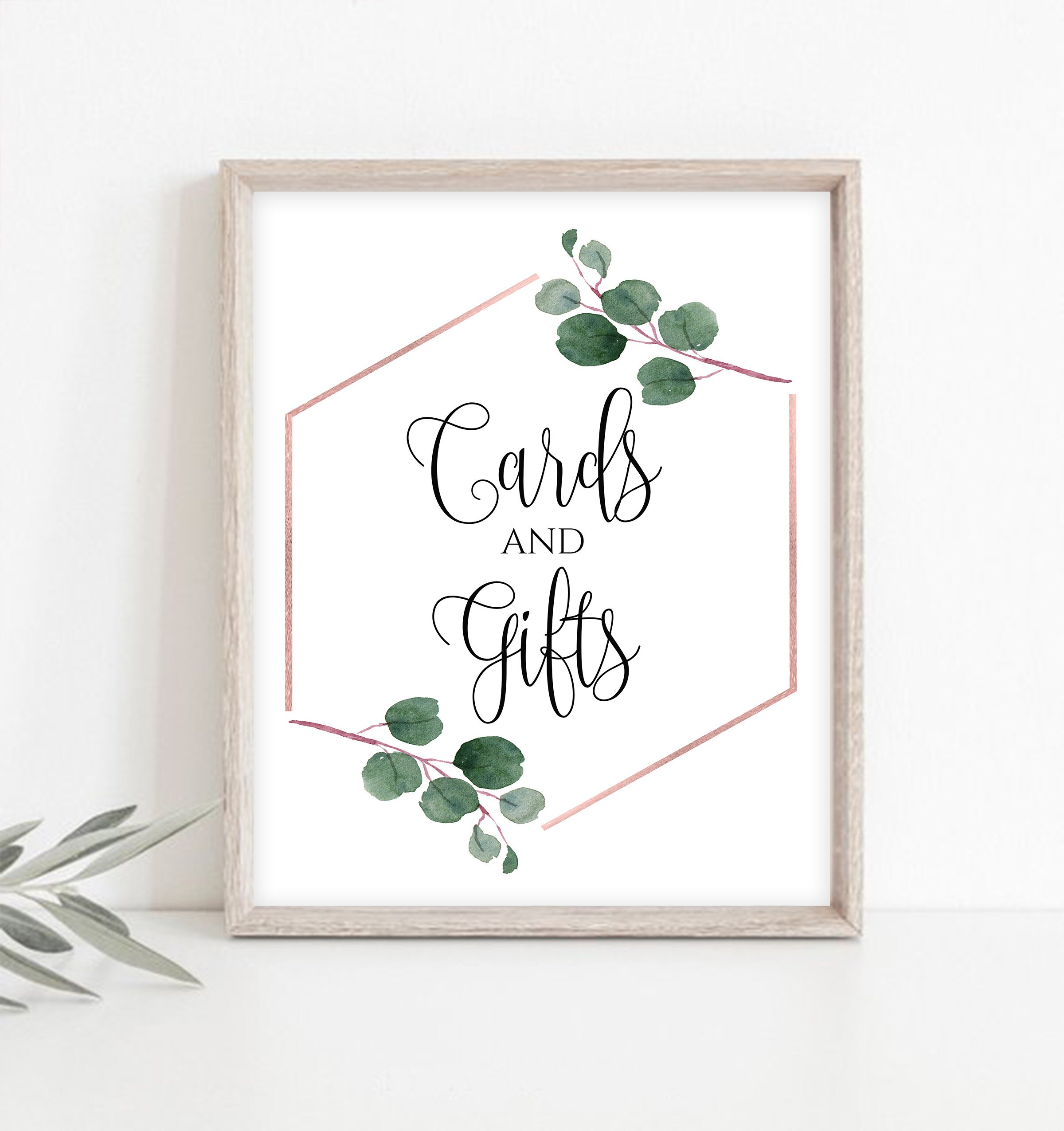 Cards and Gifts Sign Printable Gift Table Sign Cards Sign | Etsy