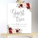 Guest Tree Sign Printable Wedding Tree Sign Please Leaf Your Signature Guest Book Alternative ...