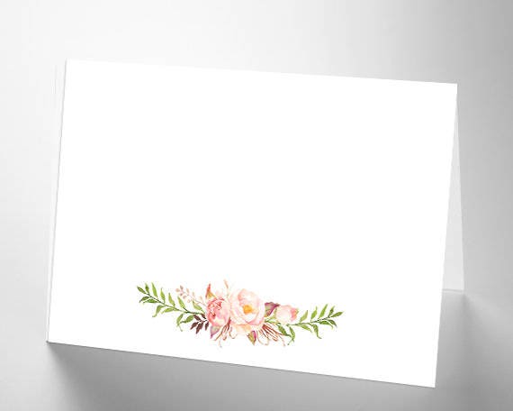 FREE Printables - Floral Place Cards and Straw Toppers - The Kingston Home