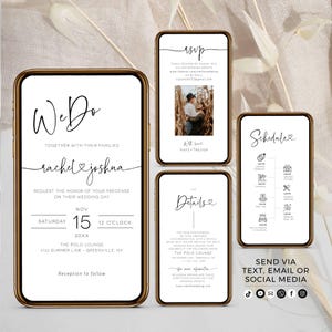 Digitale Hochzeitseinladung, elektronische Hochzeit einladen, digitale Hochzeit E-Vite, Hochzeitseinladung Digital, Evite