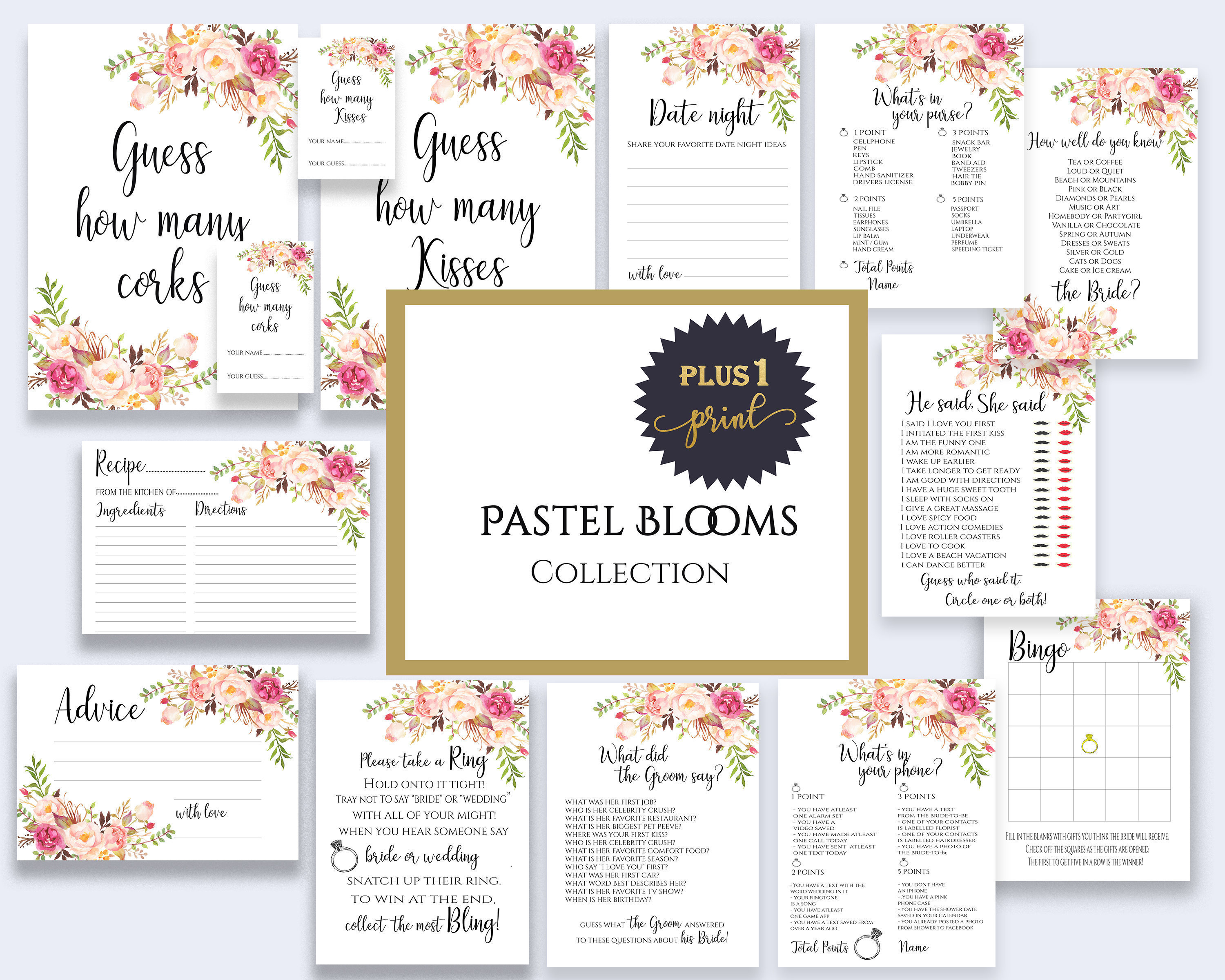 Printable How Old Was the Bride to Be Printable Bridal Shower - Etsy