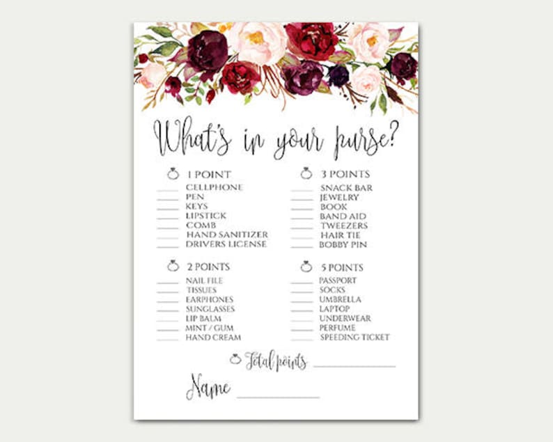 Bridal Shower Games Bridal Shower Game Set Bridal Game Set Etsy