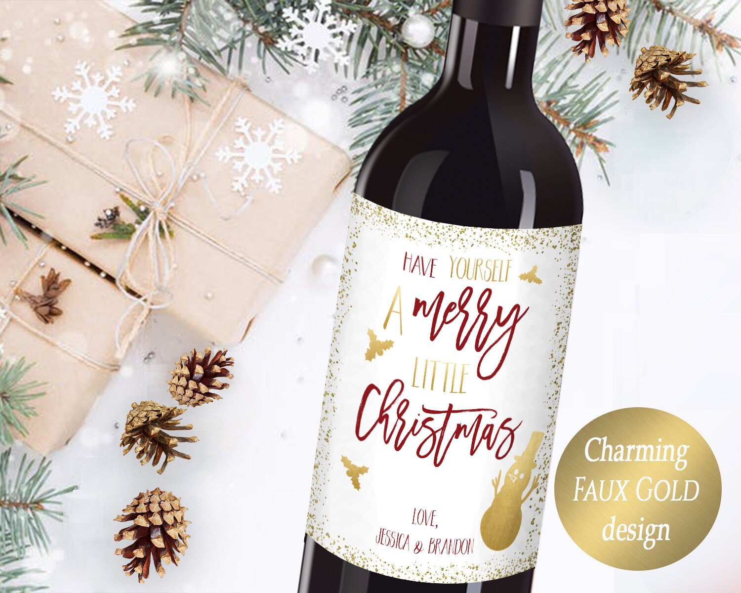 funny-christmas-wine-labels-printable-holiday-wine-label-etsy
