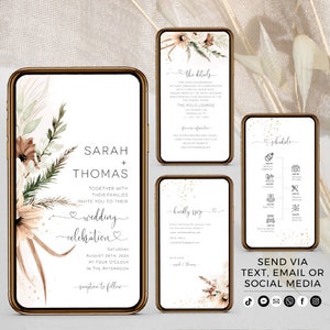 Digitale Hochzeitseinladung, Digitale Hochzeitseinladung, Hochzeitseinladung, Digitale Hochzeitseinladung, Hochzeitseinladung Digital, Evite