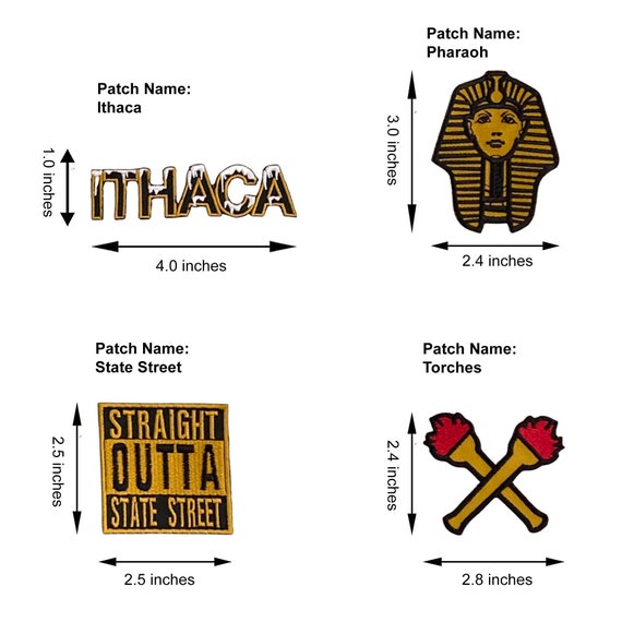 Alpha Patches I Alpha Phi Alpha I Alpha I Alpha Phi Alpha Fraternity I  Patches I Alpha Paraphernalia I Iron on Sew on I Embroidered Patch I 