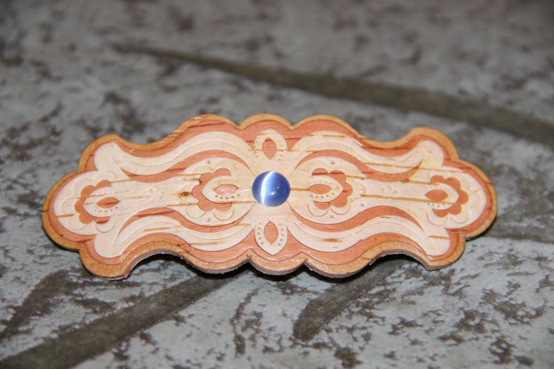 Siberian birch bark Natural materials Handmade Luxurious Hairpin Environmentally friendly product!