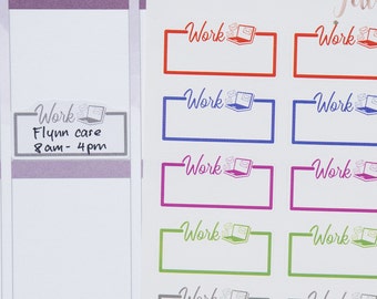 work planner etsy