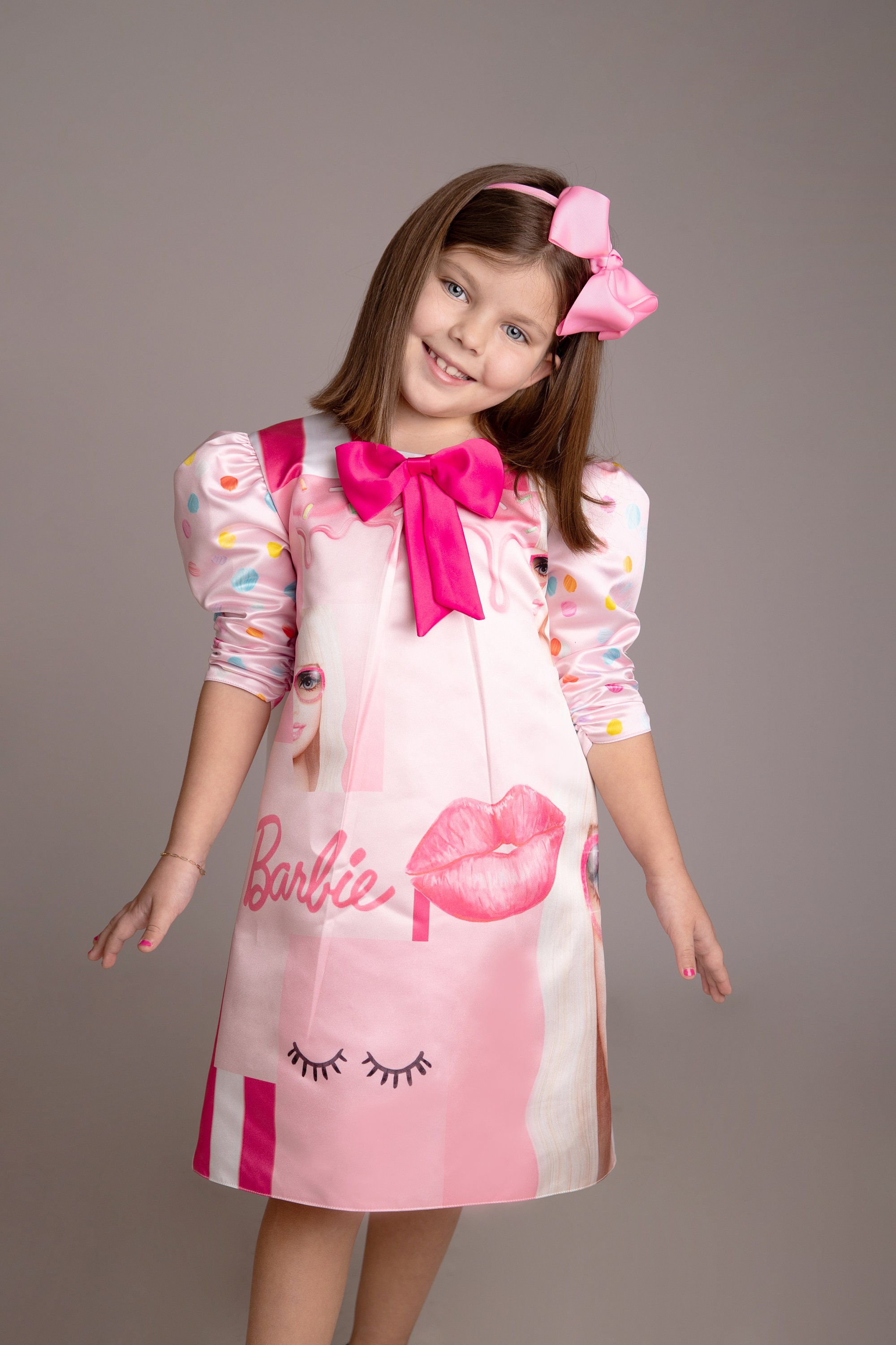 Vestido de barbie de las niñas vestido de princesa inspirado Etsy