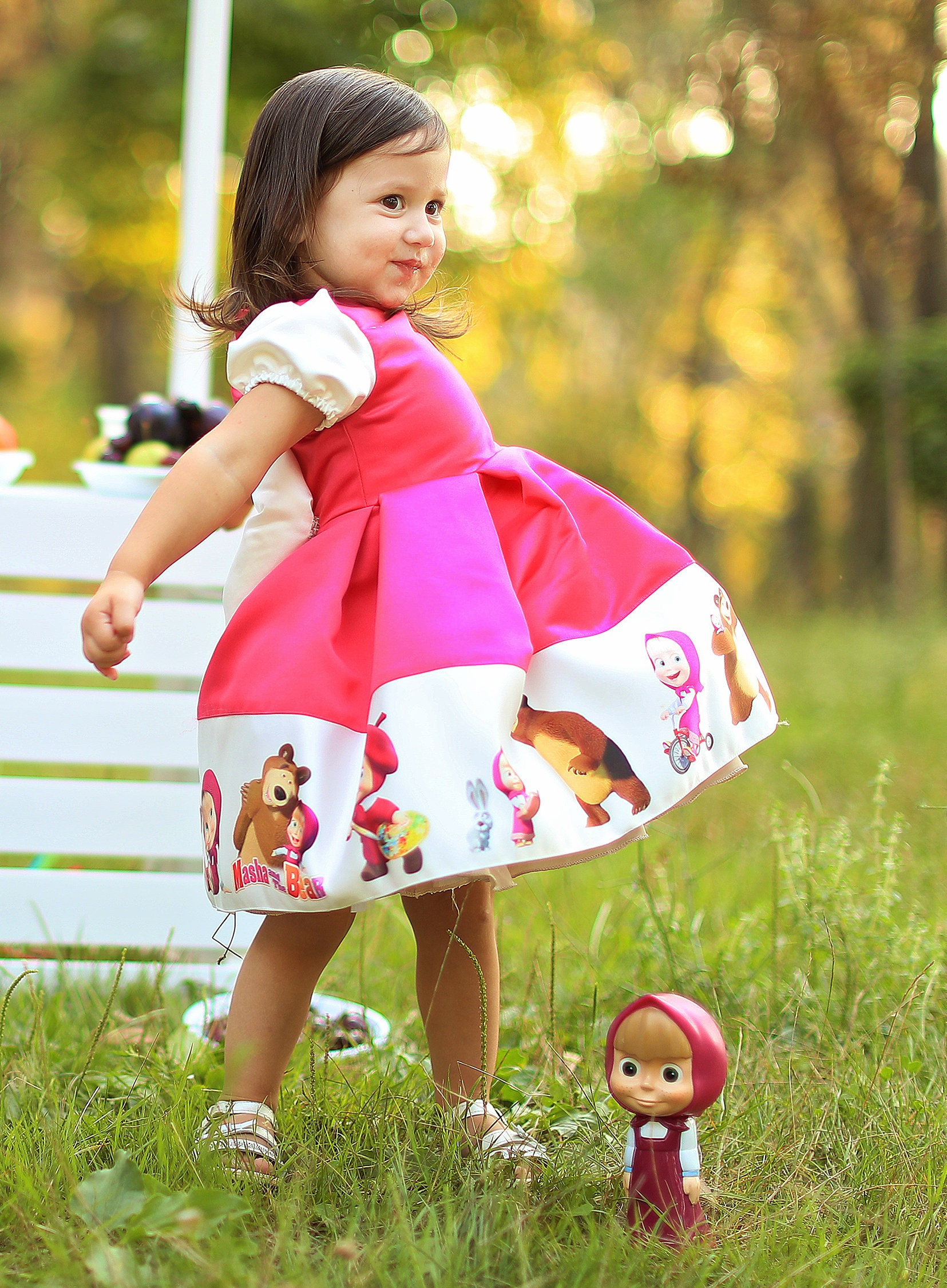 Masha and the Bear dress Etsy