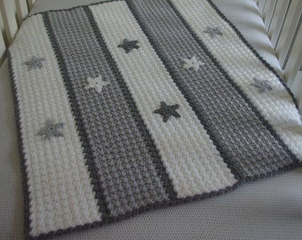 HAAKPATROON My Little Star blanket - MaxiCosi babydekentje - diy patroon NL/ENG version