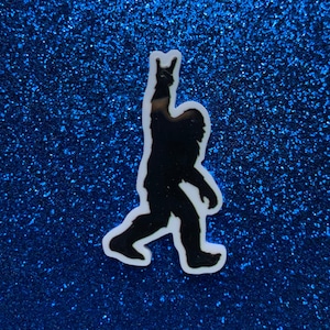 5pc. Sasquatch, Big Foot, Yeti, Resin Planar Flatbacks, Cabochon, Charm, Bow Center, Flat Back, America