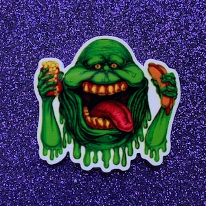 5pc Green Monster, Ghost, Spooky, Scary Movie, Horror Movie, Slasher, Evil, Halloween Party, Planar Flatback, Resin Cabochon, Bow Center