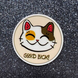5pc. Asian Good Luck Cat, Chine, Japon, Corée du Sud Drapeau Résine Planar Flatbacks, Cabochon, Charme, Bow Center, Flat Back