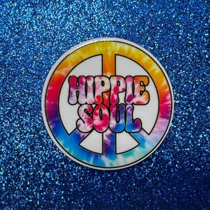 5pc. Tie-Dye Hippie Soul, I Love the 70's, Resin Planar Flatbacks, Cabochon, Bow Center, Flat Back, 60's Hippie Life, Peace, Flower Power