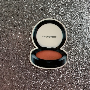 5pc. Fondation Compact Résine Planar Flatback, Maquillage Cabochon, Bow Center, Flat Back