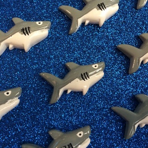 8pc. Shark Week! Resin flatback, Cabochon