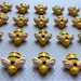 15pc. Miniature Baby Bumble Bees, 3D resin Cabochon, Flatback, Bow Center