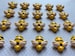 15pc.  Miniature Baby Bumble Bees, 3D resin Cabochon, Flatback, Bow Center 