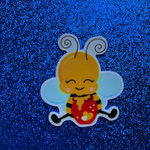 5pc. Baby Bumble Bees, Bee Mine, Kiss Me, Planar Resin Cabochon, Flatback, Bow Center, Flat Back, Valentines Day