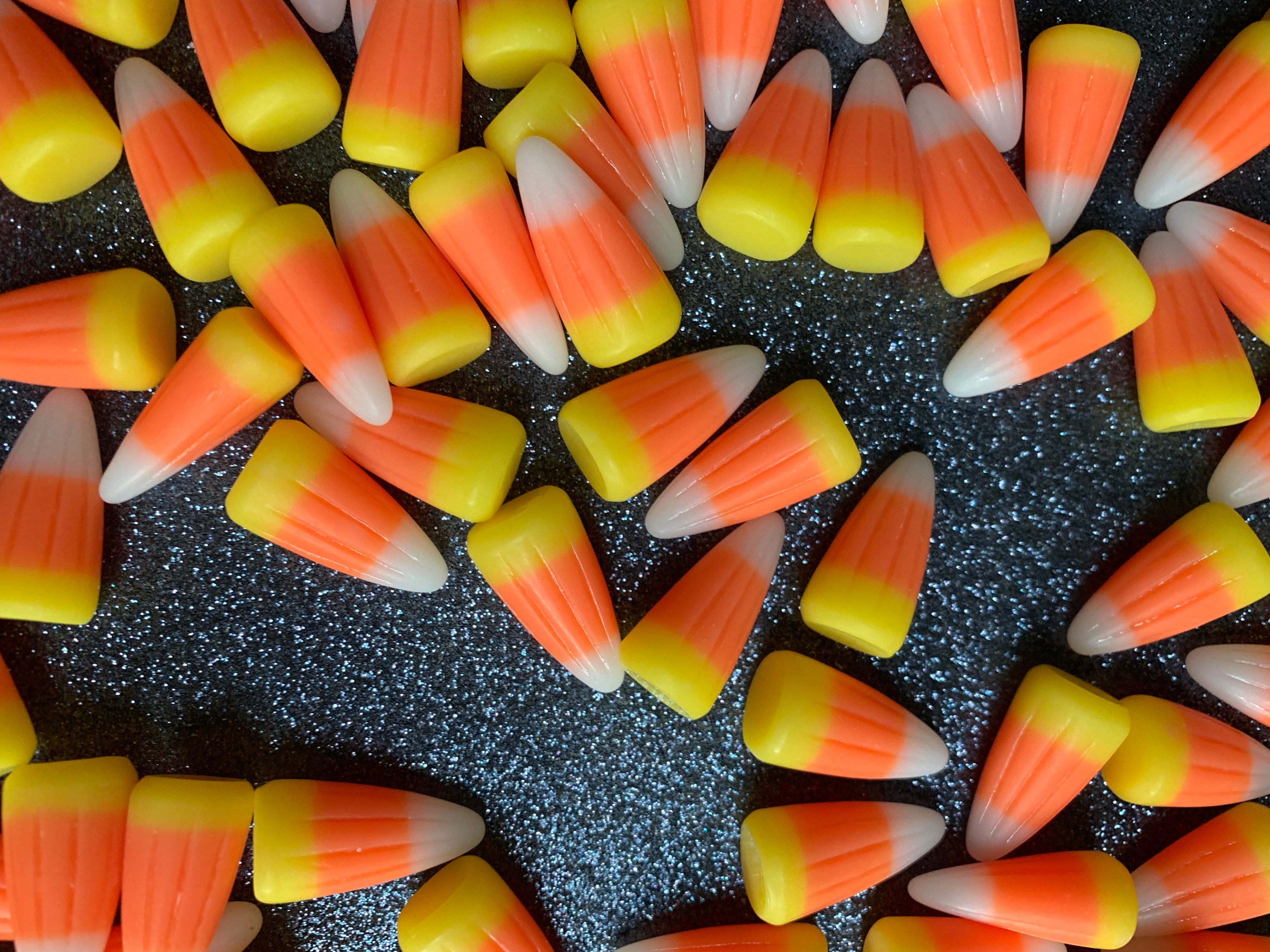 18pc. Candy Corn 3D Cabochon Charm Halloween Candy Trick - Etsy