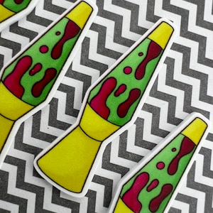 5pc. Lava Lamp, Tie-Dye, I Love the 70's, Resin Planar Flatbacks, Cabochon, Bow Center, Flat Back, 80's, Hippie