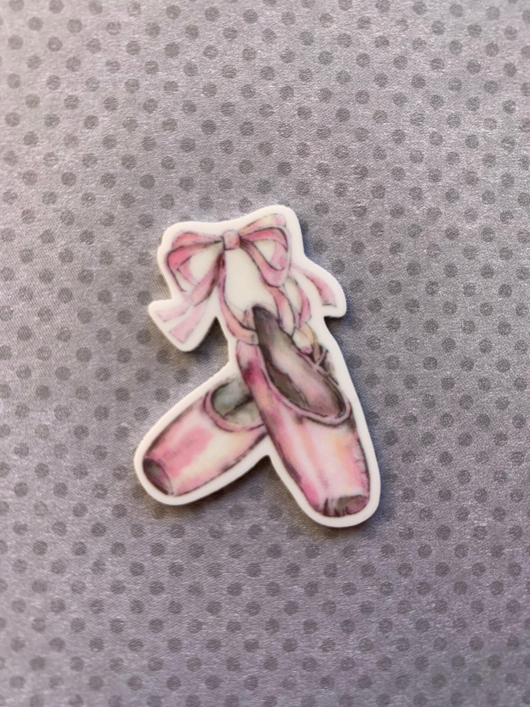 5pc. Pink Ballet Pointe Shoes Resin Planar Flatbacks Etsy