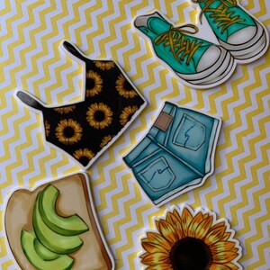 5pc. Sunflowers, Visco Girls, Teenage Girls, Beach, Save the Turtles, Beach, 90's, Resin Planar Flatbacks, Cabochon, Bow Center, Flat Back
