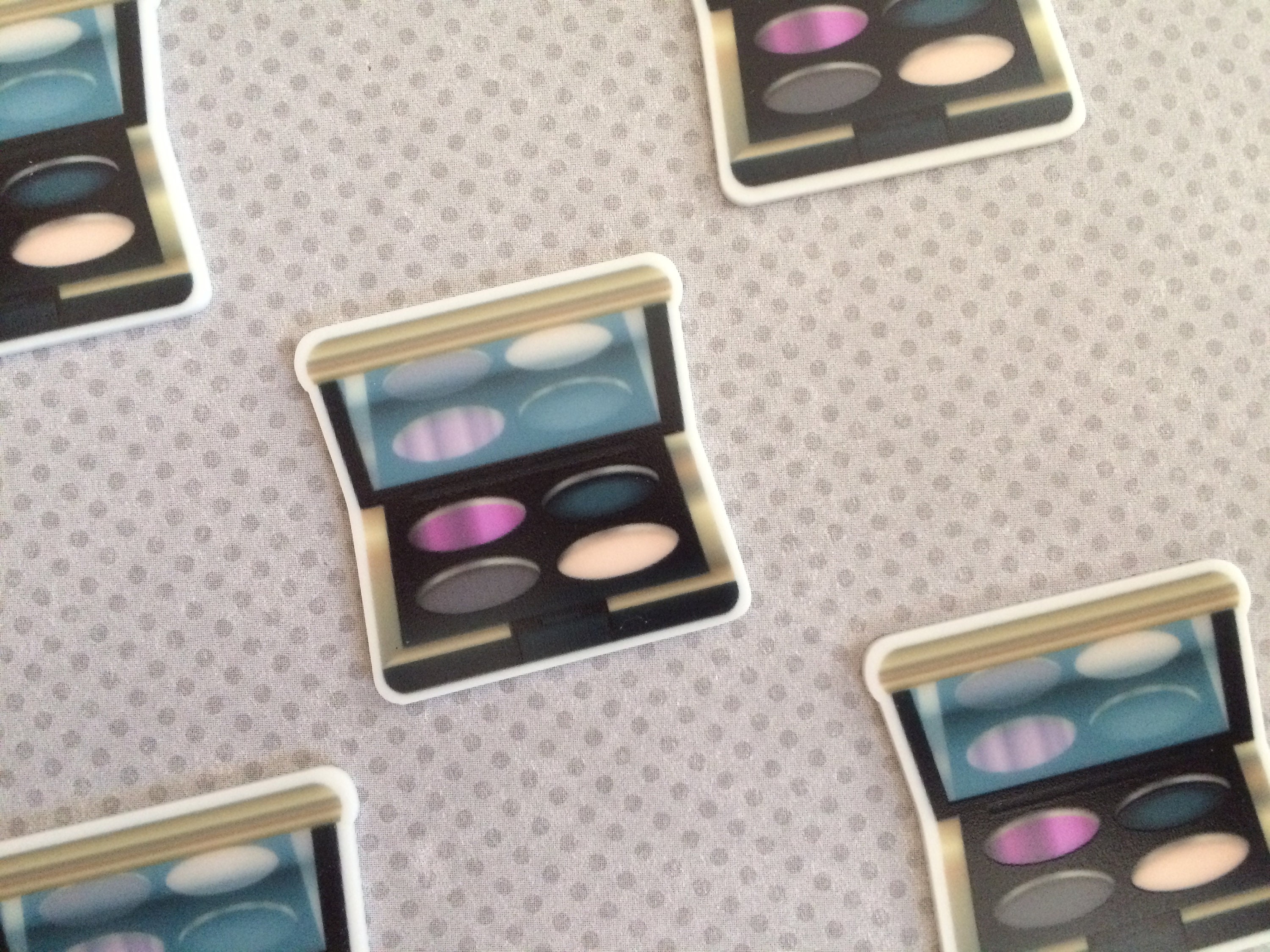 5pc. Eyeshadow Resin Planar Flatback Makeup Cabochon Bow Etsy.de