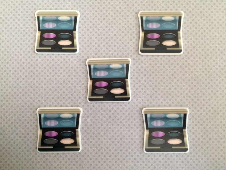 5pc. Eyeshadow Resin Planar Flatback Makeup Cabochon Bow Etsy.de