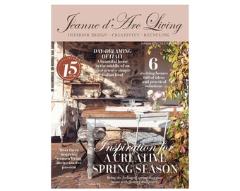 Jeanne d' Arc Living Issue 3 2024 NOW SHIPPING  Magazine Cottage Home Vintage Decorating French Country Farmhouse Kitchen Recipes DIY Garden