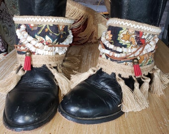 boho boot cuffs