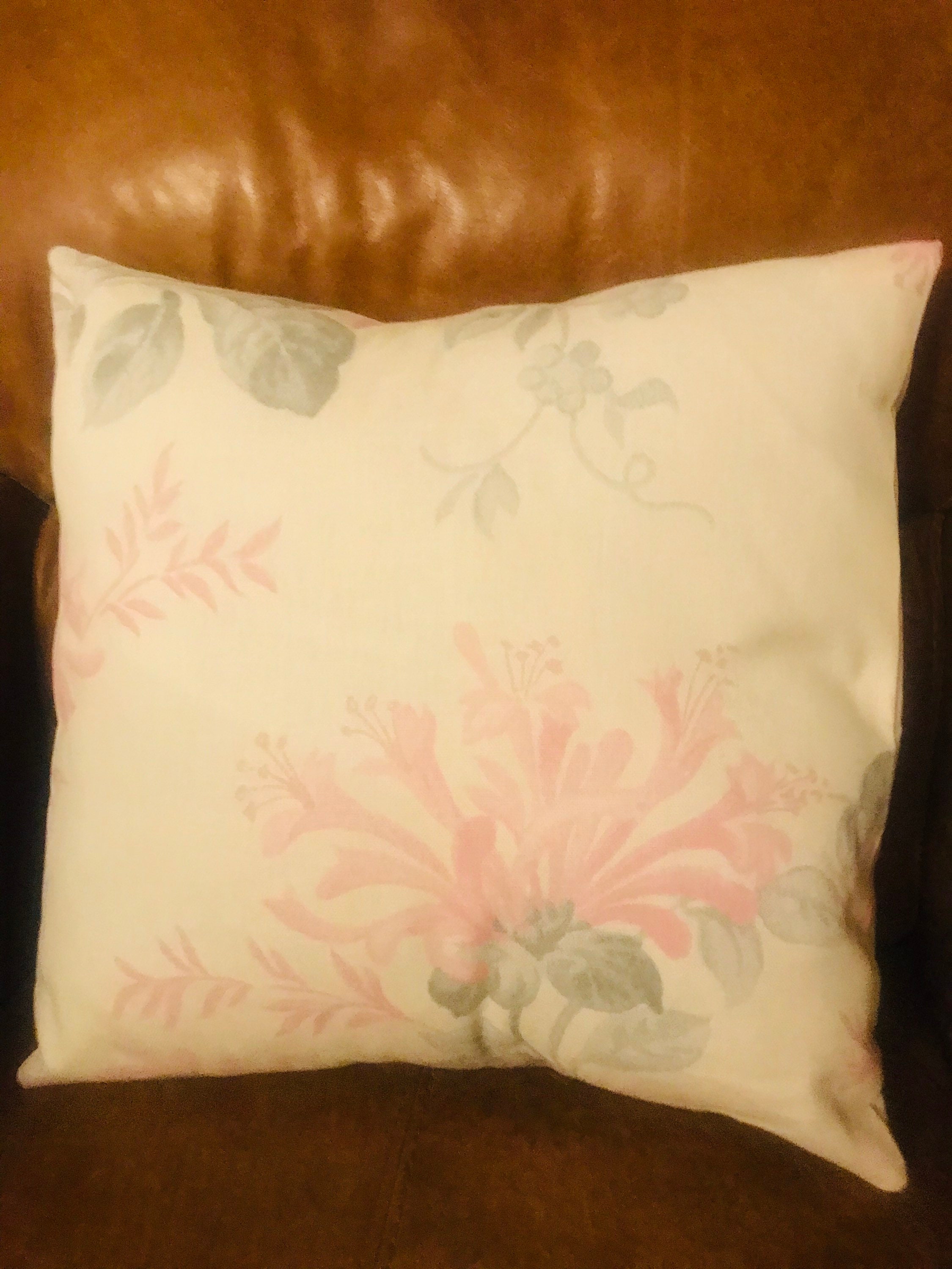 Laura Ashley Handmade cushion covers in honeysuckle trail Etsy