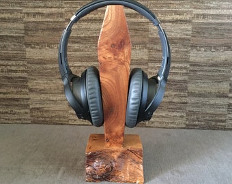 Solid Elm Headphone Stand