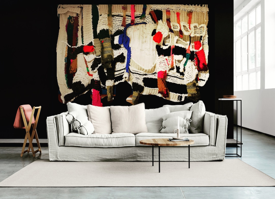 Oversized Abstract Art Large Scale Contemporary Art Textile Etsy