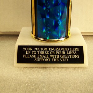 Golf Award Trophy Hole in One 12 Free Custom Engraving Ships 2 Day Priority Mail Same Day image 2