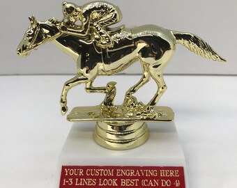 Kentucky Derby Horse House Party  Free Custom Engraving Ships 2-3 Day Priority Mail *Support the Vet*